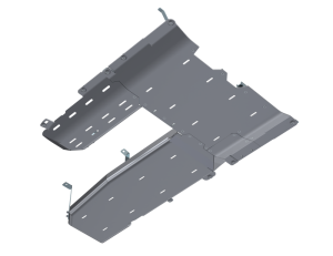 Jeep Wrangler Skid Plates - Artec Industries - T-Case/Fuel Skid/ Dpf Only - `20-`25